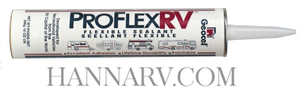 Geocel ProFlex RV Flexible Sealant Clear | 10oz Tube